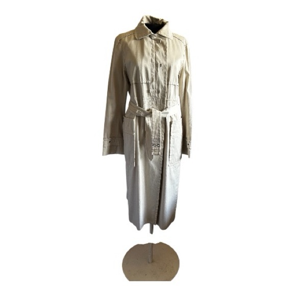 Yves Saint Laurent Dresses & Skirts - VTG Yves Saint Laurent Rive Gauche Belted Trench Coat
Made In France Designer